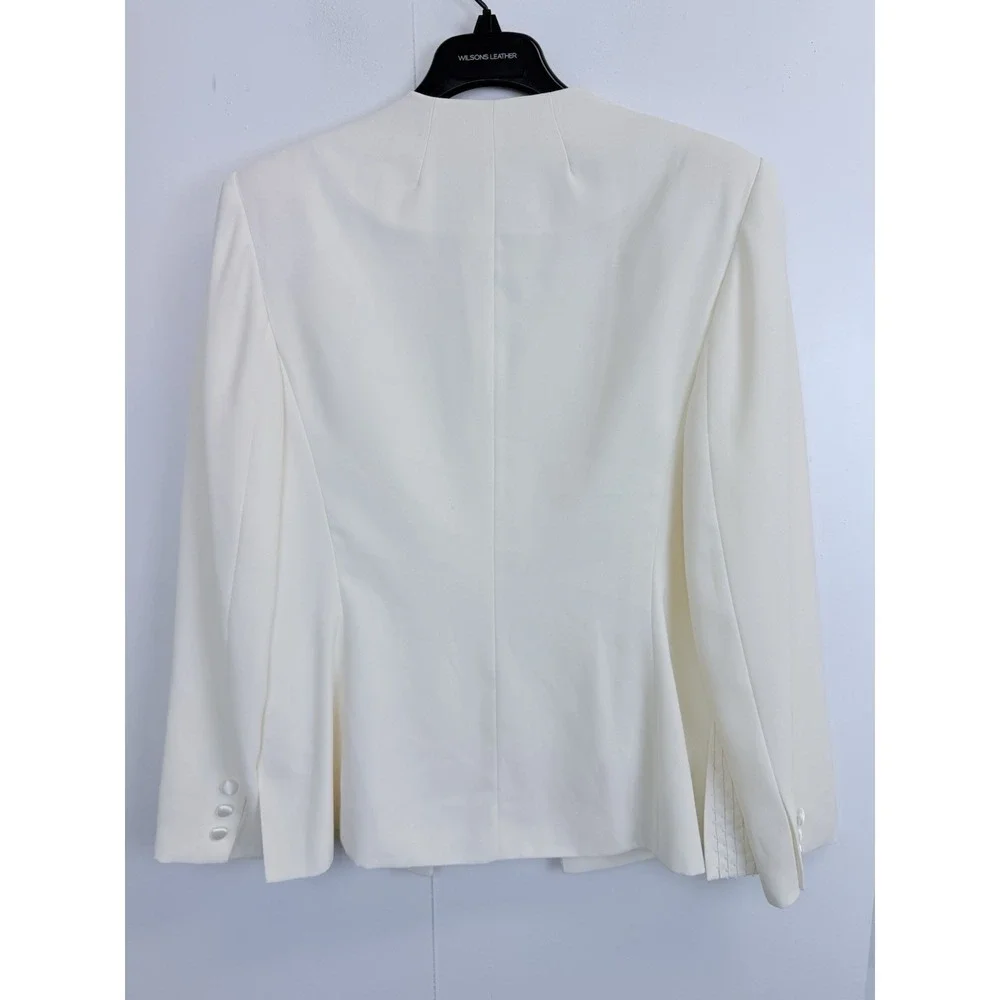 John Meyer Women's 16  Floral Embroidered Sequence Beaded Formal‎ Blazer Jacket